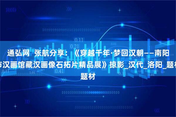 通弘网  张航分享：《穿越千年·梦回汉朝——南阳市汉画馆藏汉画像石拓片精品展》掠影_汉代_洛阳_题材