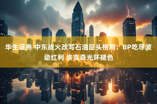 华生证券 中东战火改写石油巨头格局：BP吃尽波动红利 埃克森光环褪色